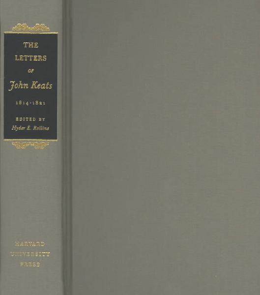 Cover for John Keats · The Letters of John Keats, 1814-1821 (Hardcover Book) (2002)