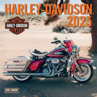 Cover for Editors of Motorbooks · Harley-Davidson 12x12 2025: 16-Month Calendar--September 2024 through December 2025 (Calendar) (2024)
