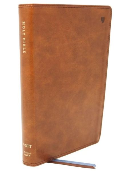 Net Bible, Thinline Large Print, Leathersoft, Brown, Indexed, Comfort Print - Thomas Thomas Nelson - Książki - Nelson Incorporated, Thomas - 9780785225027 - 1 października 2019