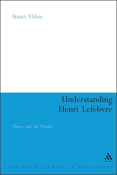 Cover for Stuart Elden · Understanding Henri Lefebvre (Hardcover Book) (2004)