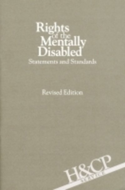 Cover for American Psychiatric Association · Rights of the Mentally Disabled: Statements and Standards (Paperback Book) [Rev edition] (1984)