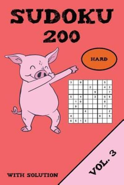 Cover for Kawaii Puzzle Sudoku · Sudoku 200 Hard With Solution Vol. 3 (Pocketbok) (2019)