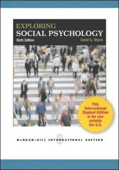 Cover for David G. Myers · Exploring Social Psychology (Paperback Book) [6 Rev edition] (2012)