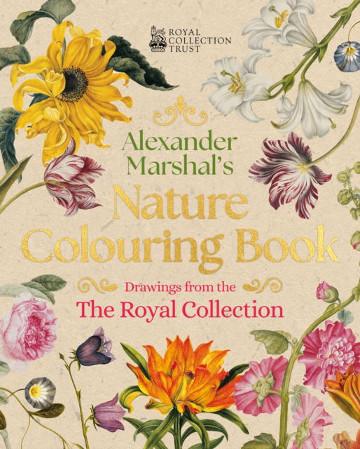 Cover for Lizzie Preston · Alexander Marshal's Nature Colouring Book: Drawings from the Royal Collection - Arcturus Classic Nature Colouring (Paperback Book) (2024)