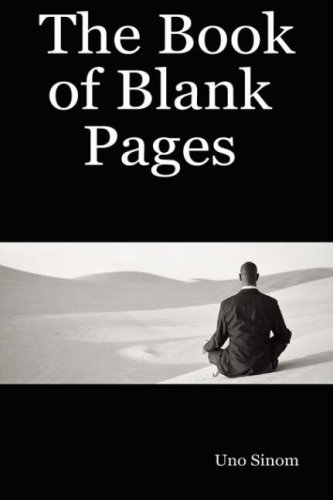 Cover for Uno Sinom · The Book of Blank Pages (Hardcover Book) (2007)