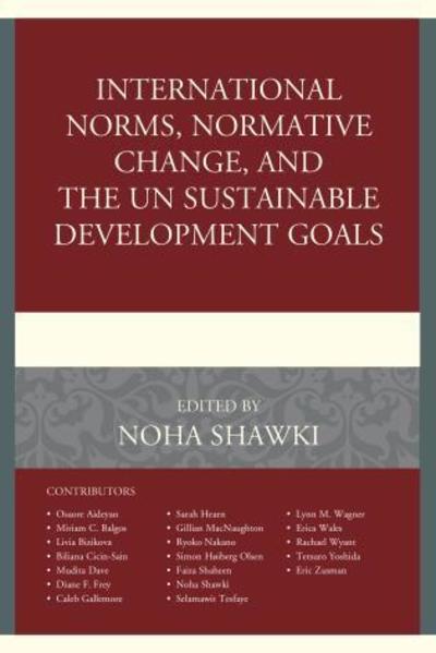 Cover for International Norms, Normative Change, and the UN Sustainable Development Goals (Hardcover Book) (2016)