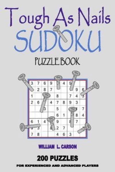 Cover for William L Carson · Tough As Nails Sudoku (Paperback Bog) (2016)