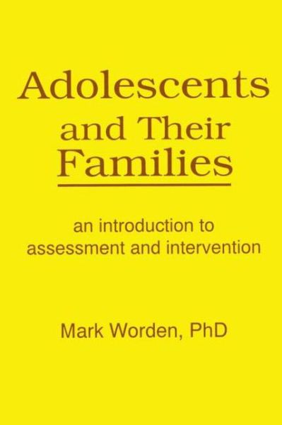 Cover for Trepper, Terry S (Western Michigan University, USA) · Adolescents and Their Families: An Introduction to Assessment and Intervention (Paperback Book) (1991)