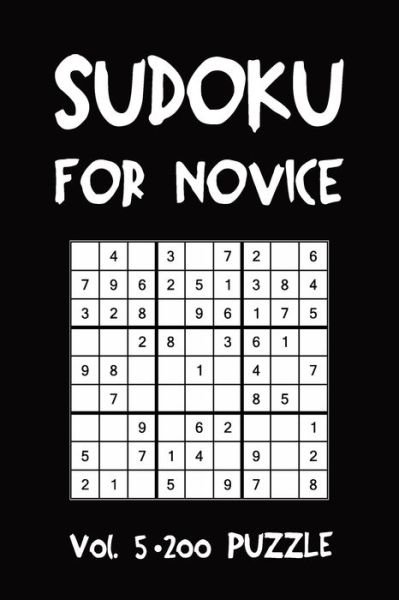 Cover for Tewebook Sudoku Puzzle · Sudoku For Novice Vol. 5 200 Puzzle (Taschenbuch) (2019)