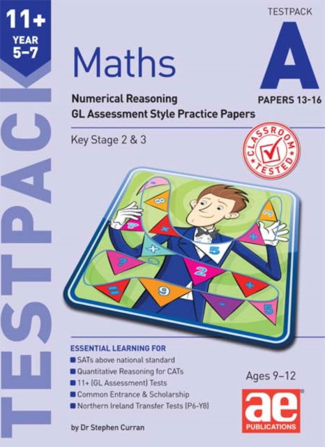 Cover for Dr Stephen C Curran · 11+ Maths Year 5-7 Testpack A Papers 13-16: Numerical Reasoning GL Assessment Style Practice Papers (Paperback Book) (2022)