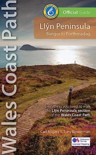 Cover for Carl Rogers · Llyn Peninsula Wales Coast Path Official Guide: Bangor to Porthmadog - Wales Coast Path Official Guide (Pocketbok) [New edition] (2023)