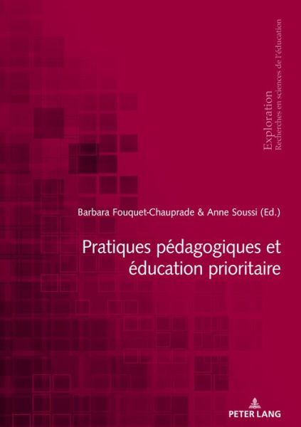 Cover for Pratiques Pedagogiques Et Education Prioritaire - Exploration (Paperback Book) (2018)