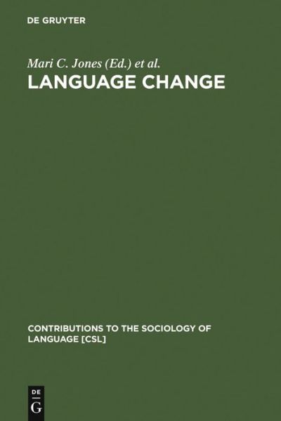 Cover for Mari C Jones · Language Change (Book) (2002)