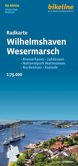 Cover for Wilhelmshaven - Wesermarsch cycle map GPS wp - Radkarten (Map) (2024)