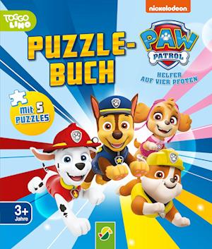 Cover for Schwager und Steinlein · Puzzlebuch Paw Patrol - Helfer auf vier Pfoten (Kartongbok) (2022)