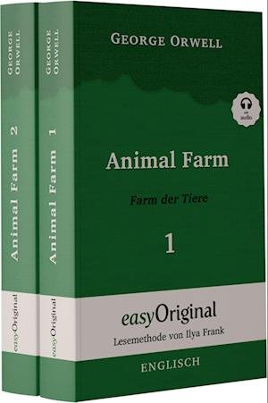 Cover for George Orwell · Animal Farm / Farm der Tiere - 2 Teile (Buch + Audio-Online) - Lesemethode von Ilya Frank - Zweisprachige Ausgabe Englisch-Deutsch (Buch) (2022)