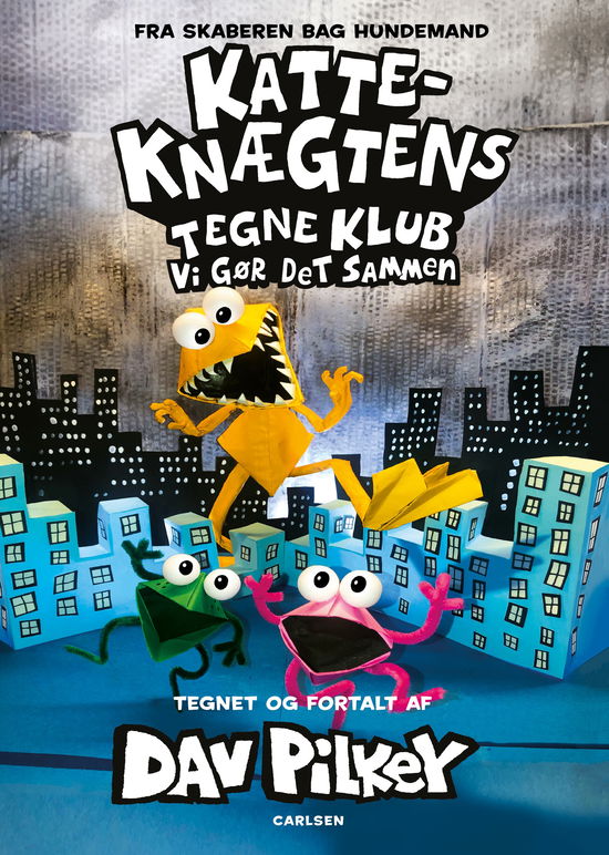 Katte-Knægtens Tegneklub: Katte-Knægtens Tegneklub (4) Vi gør det sammen - Dav Pilkey - Bücher - CARLSEN - 9788727021027 - 13. August 2024