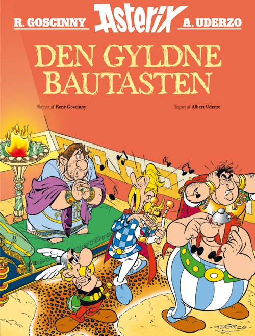 Cover for René Goscinny · Asterix: Asterix: Den Gyldne Bautasten (Bound Book) [1er édition] (2023)