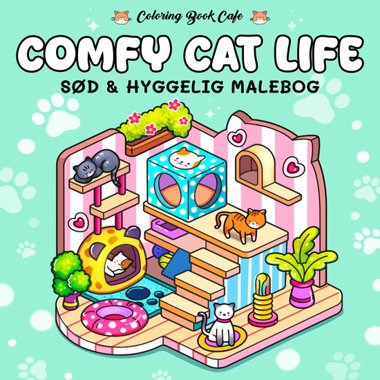 Cover for Coloring Book Cafe · Cozy Coloring: Malebog: Comfy Cat Life - Cozy Coloring (Paperback Bog) [1. udgave] (2025)
