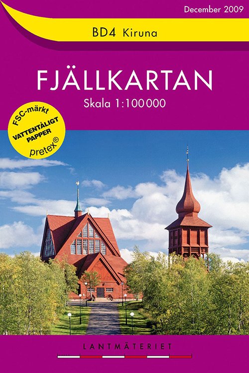 Cover for Lantmäteriet · Fjällkartan BD: Kiruna (Hardcover Book) (2010)