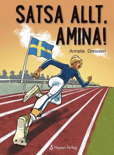 Böckerna om Amina: Satsa allt, Amina! (CD + bok) - Annelie Drewsen - Audio Book - Nypon förlag - 9789188793027 - February 5, 2018