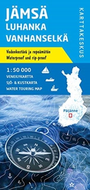 Cover for Jamsa Luhanka Vanhanselka - Water touring map (Map) (2017)