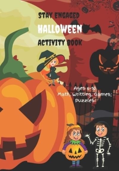 Cover for Db Griffin · Stay Engaged Halloween Activity Book (Paperback Bog) (2021)