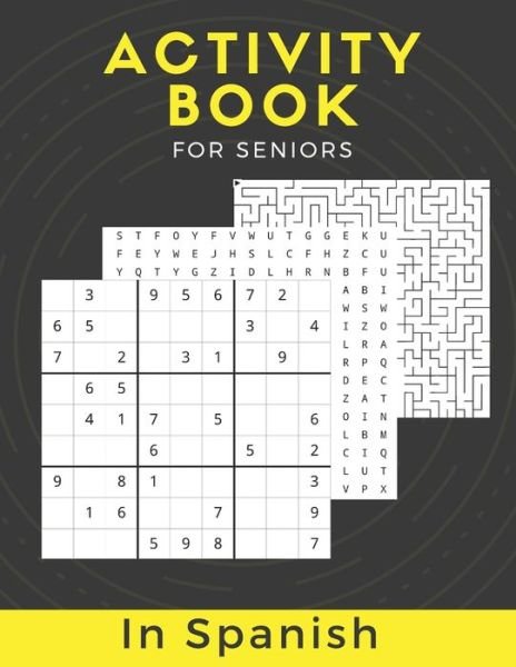 Cover for Nzactivity Publisher · Activity Book For Seniors In Spanish (Paperback Book) (2020)