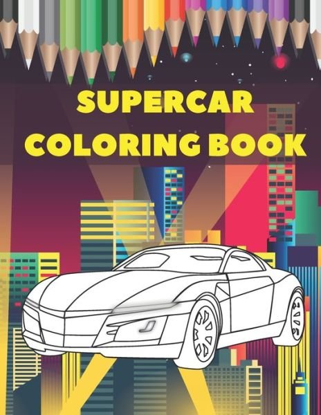 Cover for My Beloved Little Ones · Supercar Coloring Book (Paperback Bog) (2020)