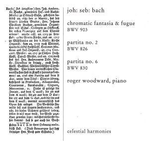 Cromatic Fantasia & Fugue Bwv - Johann Sebastian Bach - Musikk - CELESTIAL HARMONIES - 0013711328028 - 24. februar 2011