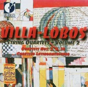 Cover for Villa-lobos / Cuarteto Latinoamericano · String Quartets 2 (CD) (1996)