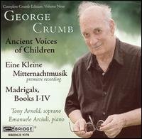 Cover for George Crumb · Ancient Voices Of Children (CD) (2008)
