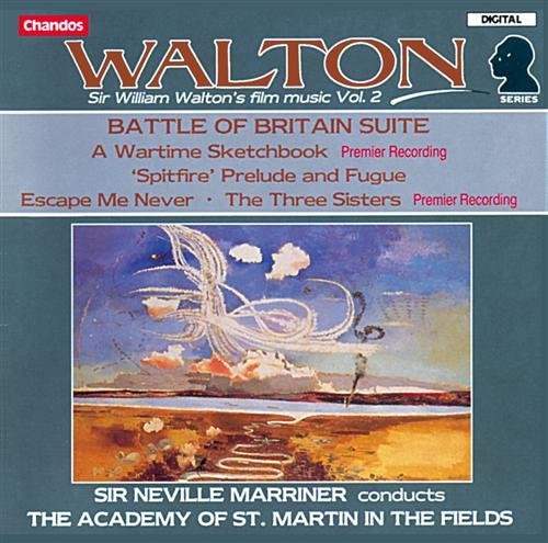 Battle of Britain Suite / Spitfire Prelude - Walton / Marriner / Amf - Muzyka - CHANDOS - 0095115887028 - 28 października 1992
