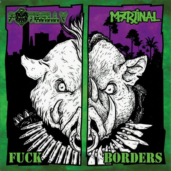 Cover for Potbelly / Marjinal · Fuck Borders (CD) (2021)