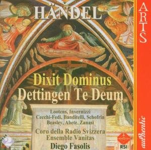 Cover for Ensemble Vanitas / Fasolis · Dettingen Te Deum /  Arts Music Klassisk (CD) (2000)