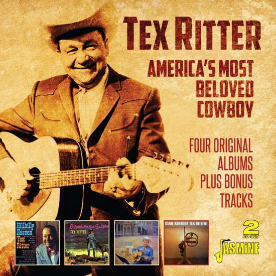 Cover for Tex Ritter · America's Most Beloved Cowboy (CD) (2020)