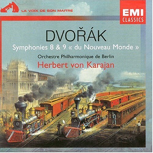Cover for Dvorak / Von Karajan / Berlin Phil Orch · Dvorak: Symphonies Nos 8 &amp; 9 (CD) (2008)