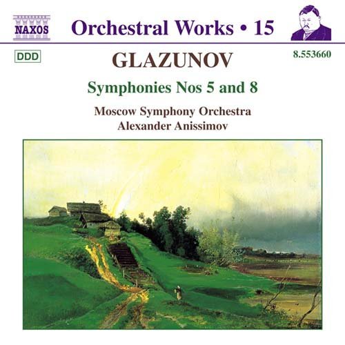 Glazunov / Symphonies Nos 5 & 8 - Moscow So / Alexander Anissimov - Muziek - NAXOS - 0730099466028 - 1 september 2000