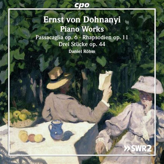 Ernst Von Dohnanyi: Piano Works - Dohnanyi,e. / Rohm,daniel - Musik - CPO - 0761203797028 - 10. juni 2016