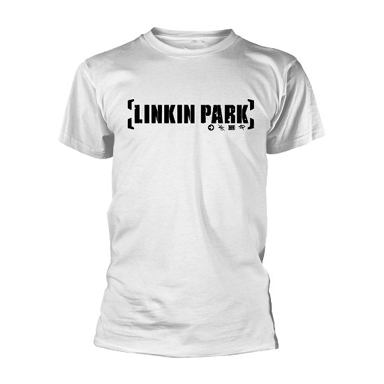 Cover for Linkin Park · Bracket Logo (White) (T-shirt) [size L] [White edition] (2020)