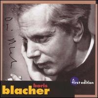 Cover for Blacher / Whitney / Mester / Leighton Smith · Orchestervariationen Ueber Ein Thema Von Paganini (CD) (2005)