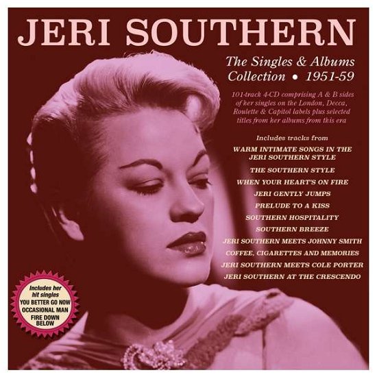Cover for Jeri Southern · Singles &amp; Albums Collection 1951-59 (CD) (2021)