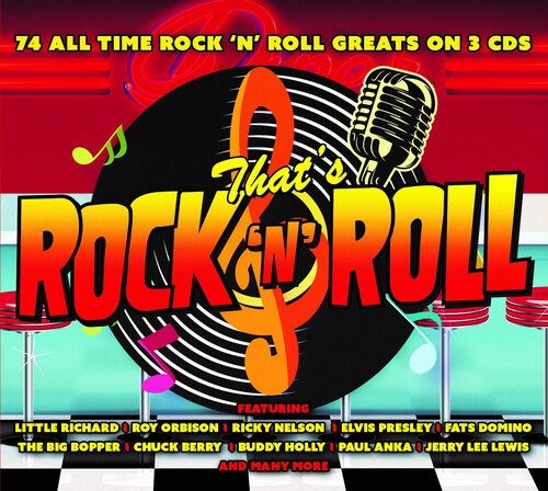 Cover for Various Artists · Thats Rock N Roll: 74 All Time Rock N Roll Greats (CD) (2021)
