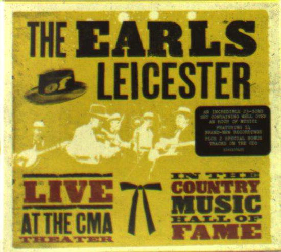 Live at the Cma Theatre in the Country Hall of Fame - The Earls of Leicester - Musik - BLUES - 0888072067028 - 23. November 2018