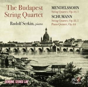 Cover for Budapest String Quartet · Plays Mendelssohn / Schumann (CD) (2012)