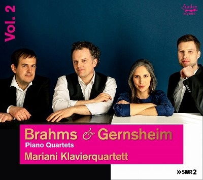 Brahms & Gernsheim Piano Quartets Vol.2 - Mariani Klavierquartett - Muzyka - AUDAX - 3760341112028 - 14 października 2022