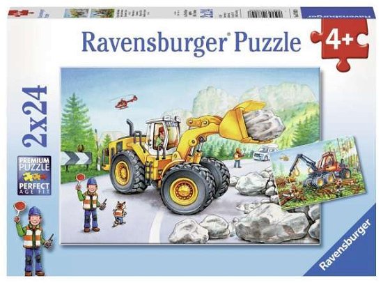Cover for Ravensburger · Bagger und Waldtraktor (Puzzle)07802 (Buch) (2019)