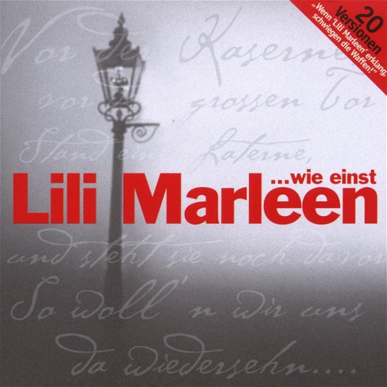 Cover for Lili Marleen,one Song Edition (CD) (2007)