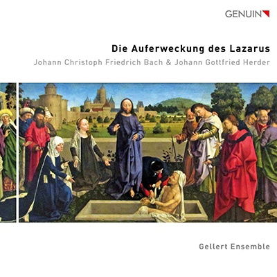 Cover for Gellert Ensemble · J.c.f. Bach: Die Auferweckung Des Lazarus (CD) (2022)