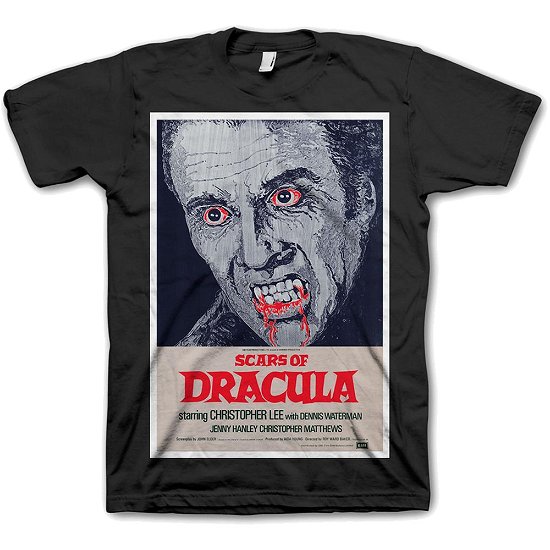 Cover for StudioCanal · StudioCanal Unisex T-Shirt: Scars of Dracula (T-shirt) [size S] [Black - Unisex edition]